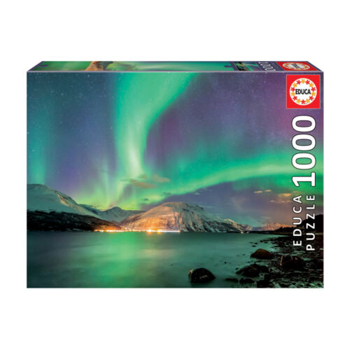 s-l500 1000 Aurora Borealis Puzzle EDUKA - Slika 1