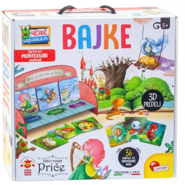 Montesori bajke 45039 LISCIANI MONTESORI SR KREATIVNA IGRA BAJKE OZIVI SVOJE PRICE LISCIANI Sifra 45039 - Slika 1