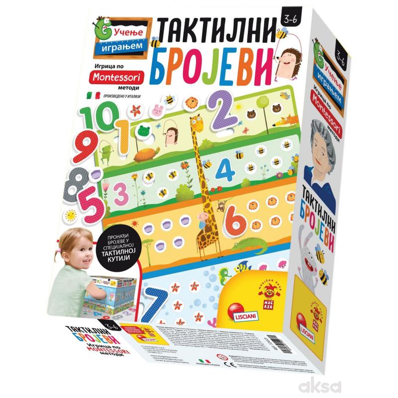 Taktilni brojevi MONTESORI EDUKATIVNA IGRA TAKTILNI BROJEVI LISCIANI Sifra 42519 - Slika 1