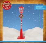 Novogodisnji svetleci kandelabr Deda Mraz 180x40x40 Sifra 117312 - Slika 2