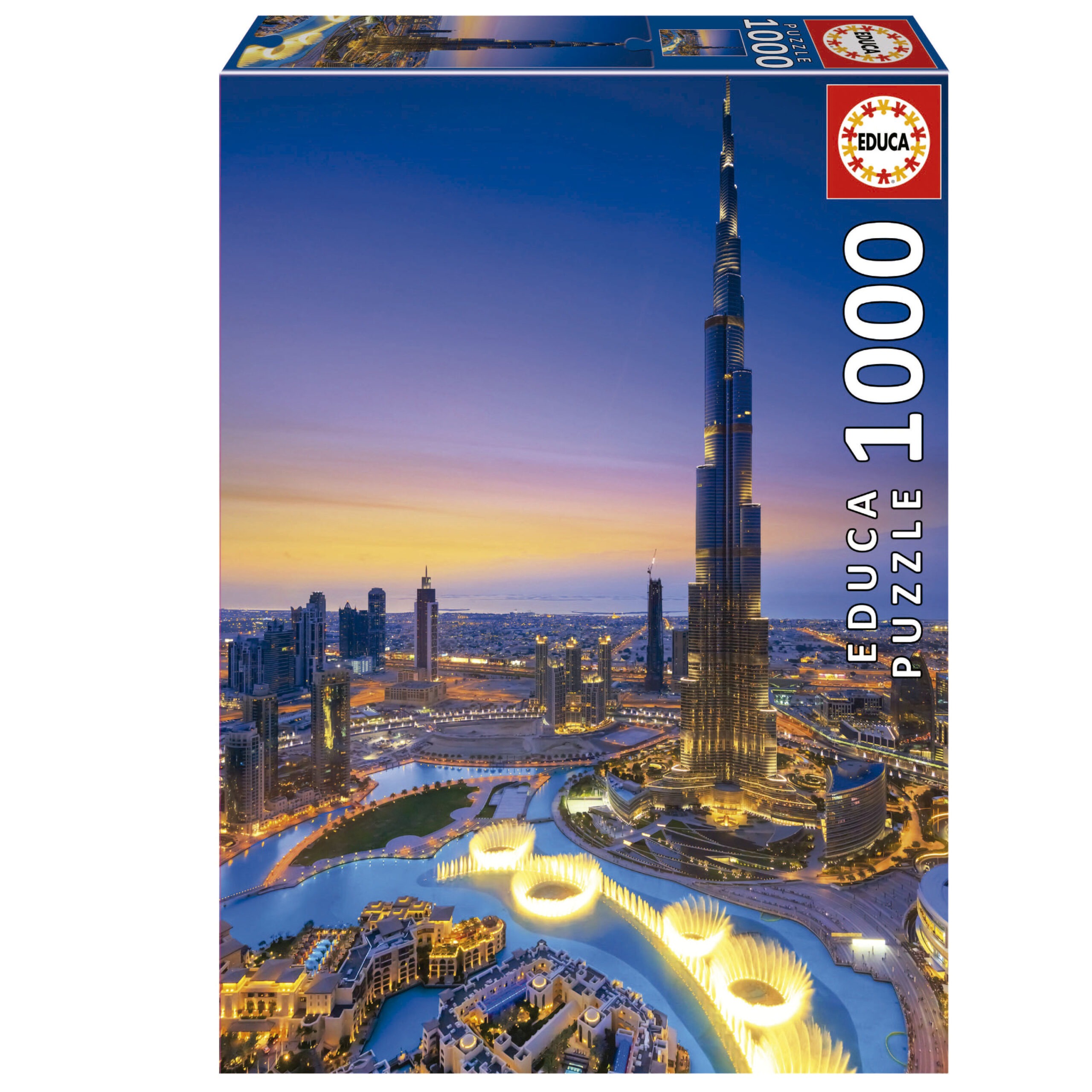 PLANTILLA_25,4 Puzzle 1000 Burj Khalifa, United Arab Emirates Sifra 19642 - Slika 1