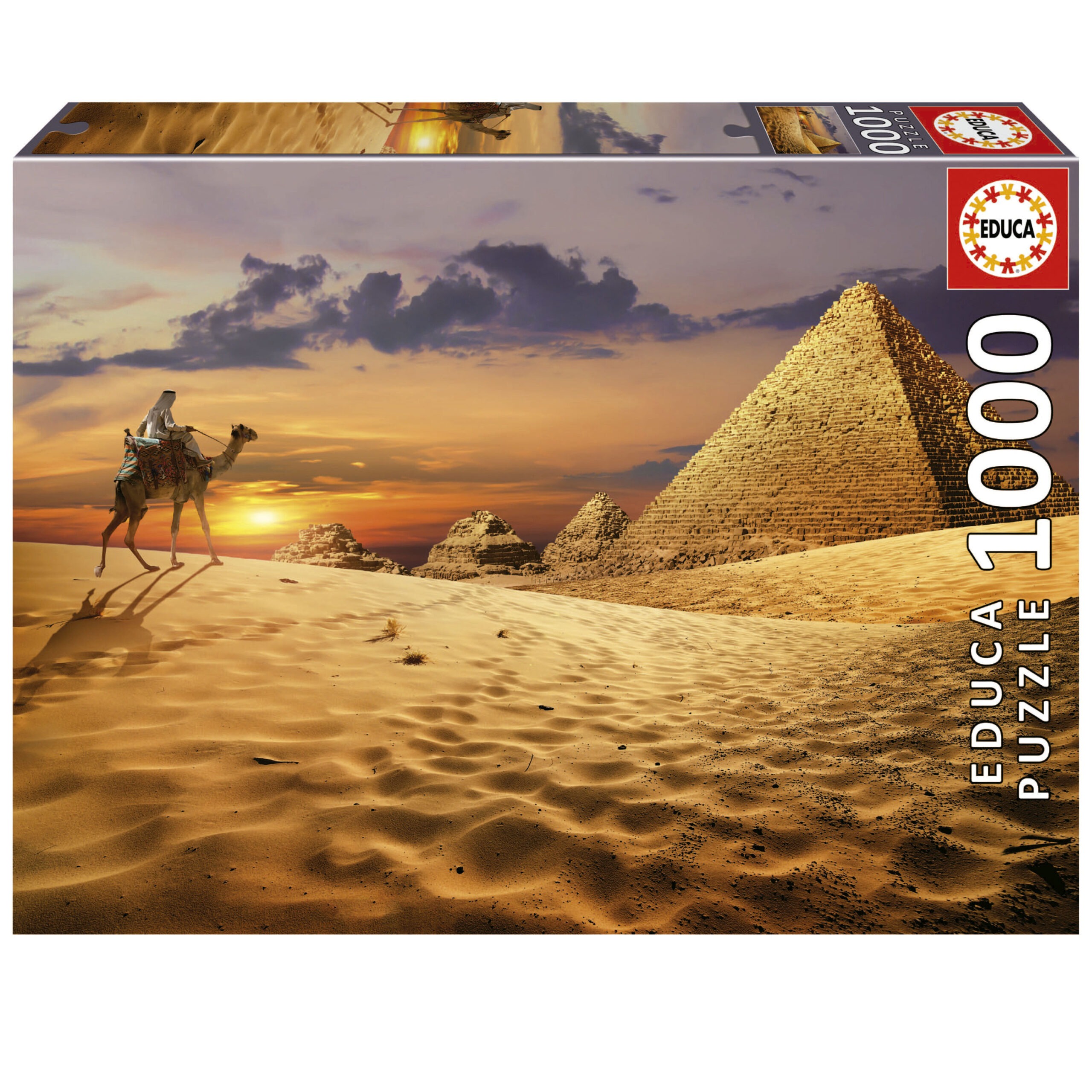 PLANTILLA_25,4 Puzzle 1000 Camel In The Desert Sifra 19643 - Slika 1