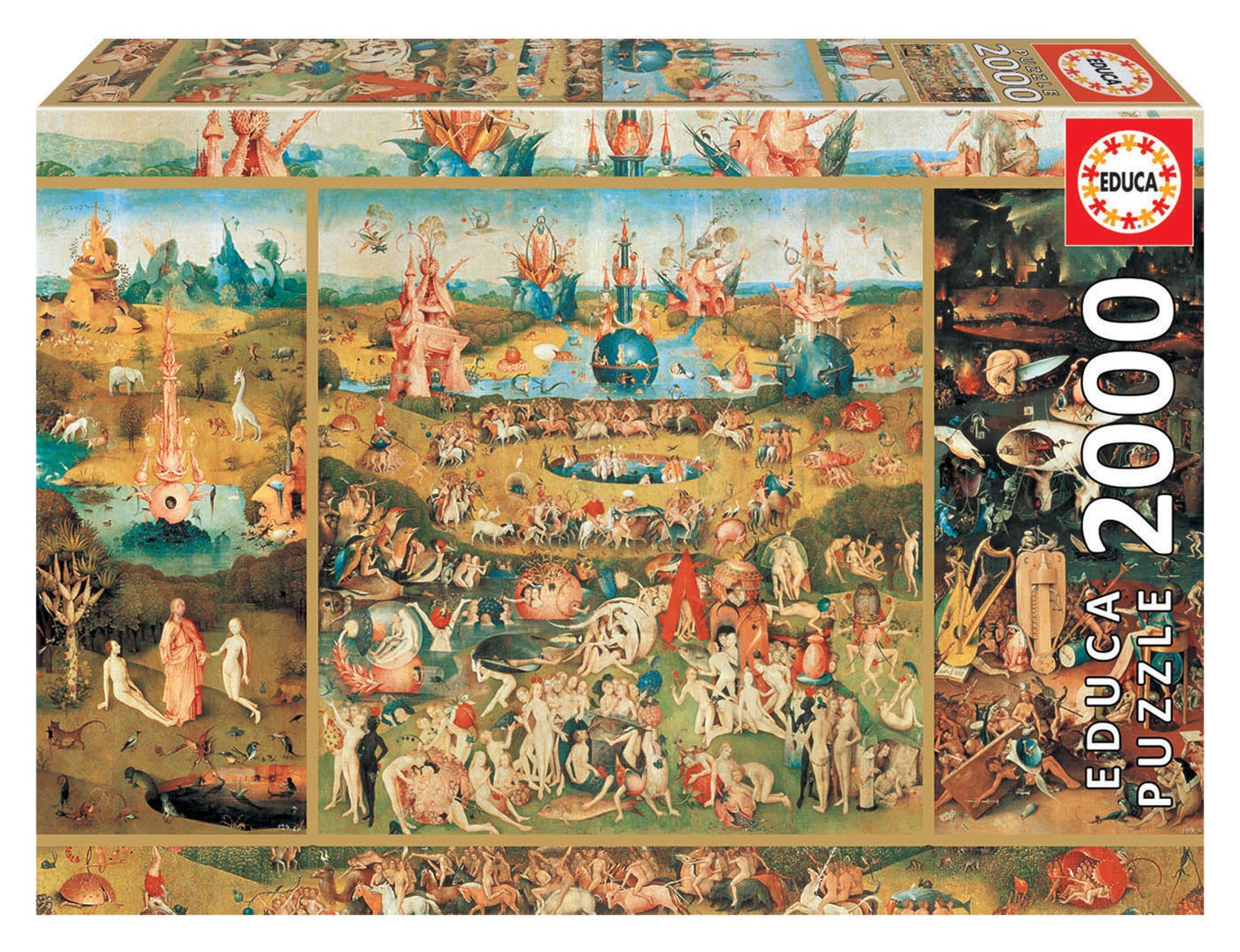 2000 garden Puzzle 2000 The Garden of Earthly Delights Sifra 18505 - Slika 1