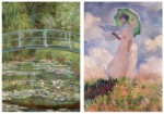 Puzzle 2×1000 Claude Monet – The Water-Lily Pond + Woman With Parasol Turned to the Left Sifra 19270 - Slika 2