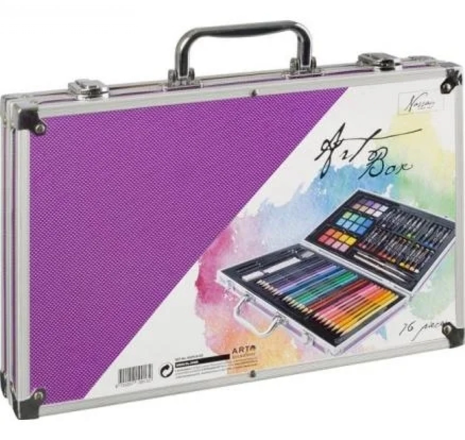 art set 79 ART SET 79 DELOVA U METALNOM PURPLE KOFERU AR0926/GE Sifra 52614 - Slika 1