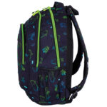 Ranac đački anatomski 2zipa 1džep veći AB300 Skate Lifestyle Head 502024115 crno-zeleni Šifra: 000021092 - Slika 2